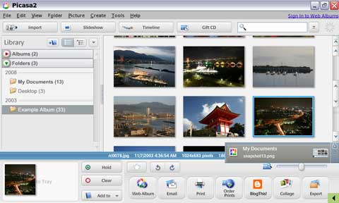 Picasa Album View Picasa Album View