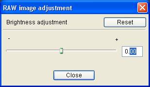 Canon DPP 1.5: Brightness Adjustment