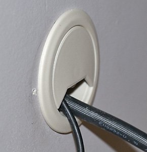 Figure 16 – Wall Grommet with Inner Cap in Place