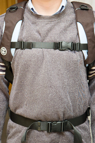 Wide Shoulder straps, Stabilizing Chest and Waist straps