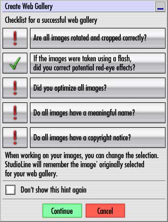 Web Checklist