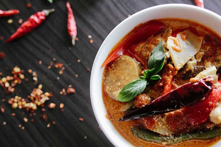 Asian spicy soup