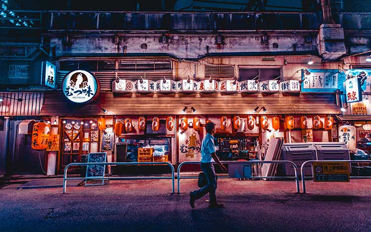 Asian street view