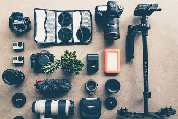 photography equipment list for beginners